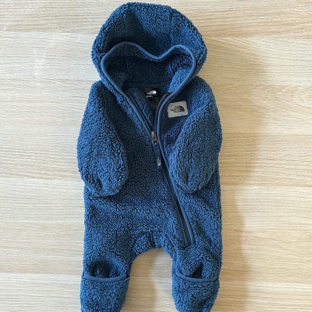 The North Face Footed Fleece Jumpsuit, Size: 3M